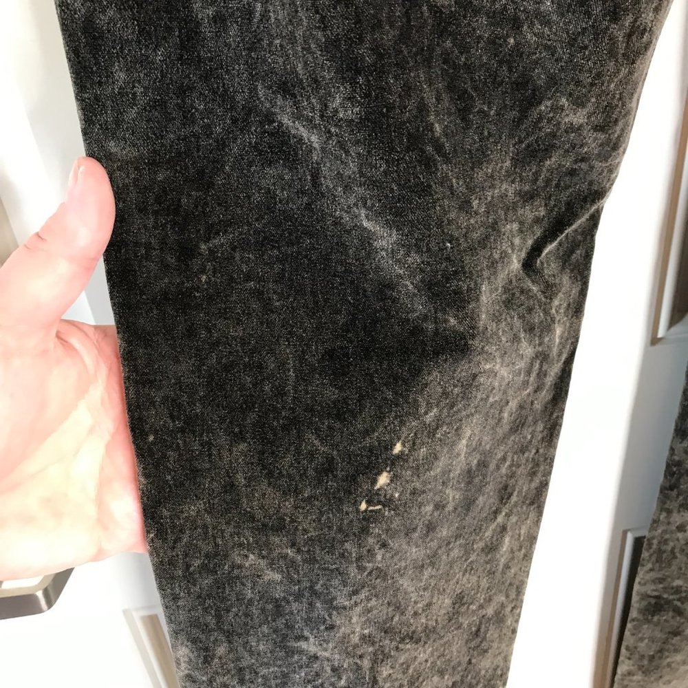 Eileen Fisher Womens Velour Skinny Pants Off-Black - Picture 6 of 6